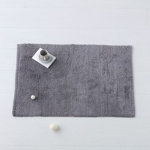 마켓비 ADOR 코튼 러그 60x90, 다크그레이