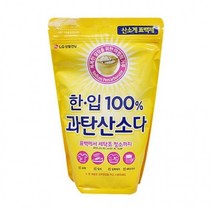 아홀 LG생활건강한입100%과탄산소다 세탁기 세정제 청소세제 청소 세제 세탁조 클리너, 1, 1kg