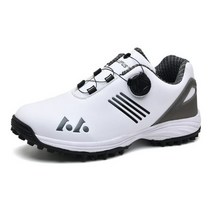 Zapatos 드 골프 Profesionales Para Hombre Zapatillas Con Picos De 골프 Resistentes Al Agua Color Blanco