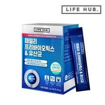 [KT알파쇼핑]라이프허브 패밀리 프리바이오틱스 유산균 1세트 (2g x 30포) 1개월분, 1개