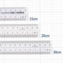 30cm자 플라스틱자 눈금 직자 방안자 15cm 20cm, 사이즈, 30cm
