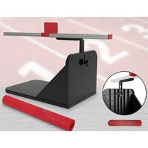 좌전굴 유연성 굽히기 측정기 측정 윗몸앞으로굽히기, 블랙 15단계 조절형