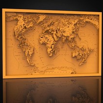 CNC조각기 각인기3d STL 모델 세계지도 CNC 라우터 조각사 기계 구호 Artcam 갈망 "CNC, 한개옵션0