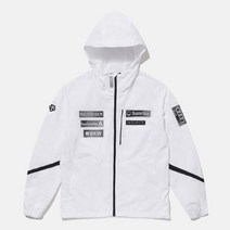 국내매장용 데상트 스위스 스키팀 후드형 우븐 자켓 화이트 SO323SJK91 WHT0
