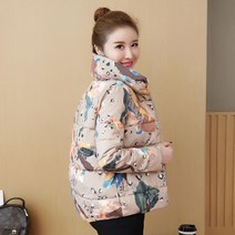 DFMEI 양털 패딩 겨울 여 쇼트 코디 패딩에 도톰하게 슬림해 보이는 패딩 패딩 작은 키보온 코트