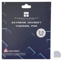 Thermalright 방열 패드 실리콘 방열 패드 12.8 W/mK 비전도성 내열성 고온 저항 노트북 방열판/GPU/CPU/LED 쿨러 그레이 (1.0mm), ODYSSEY 120x120mm 12.8w/mk, 120x120x2.0mm