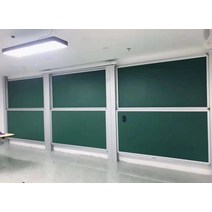 법랑칠판 단일 그룹 더블 리프팅 화이트 그린 보드 교실, 짙은 녹색, 200x400cm