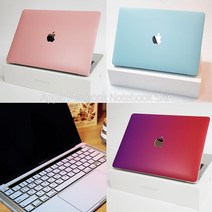 노트북스킨 애플 맥북 에어13 M1 컬러 커스텀 노트북스킨커버 노트북시트지 노트북 전신 보호필름 꾸미기 악세사리 디자인 랩핑, 맥북 에어13 (2018~2020), 오키드그레이