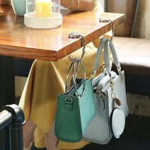 휴대용 가방걸이 소품 책가방 걸이 사무실 카페 식당, 큐빅