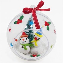 뚝딱공작소 어린이 미술학습 교구 크리스마스 볼 만들기 세트, 크리스마스 볼 만들기 1인용 1개