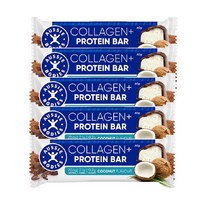 [Aussie Bodies] 오지 바디 콜라겐 함유 코코넛 저탄수 프로틴 바 60g 뉴트리션바, 5개