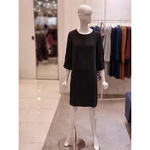 크로커다일 레이디 7부소매 라운드 레이스 원피스