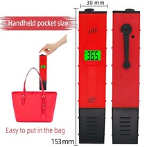 PH측정기 수분 산소 농도 디지털 미터 펜형 보상 ATC LCD 수질 산도 테스터 백라이트 40%, 단일옵션