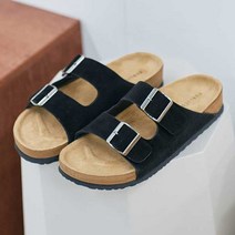 국산 버클 슬리퍼 남자 캐주얼 스웨이드 데일리 신발