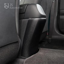 JS automotive 뉴에쿠스 뒷자석 콘솔백 커버 뒷좌석 발자국 오염 자국 기스 스크래치 방지 커버 가드 킥패드 차량 실내 인테리어 몰딩 튜닝 스티커 부착 용품, 콘솔백커버