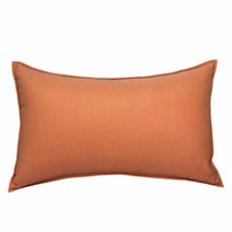 직사각 테크니컬 천 쿠션 커버 허리 베개 쿠션 소파 거실 라지 베개 침대 머리맡 쿠션 커버 없음, 다이나믹 오렌지(테두리있음)