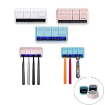 [휴대용칫솔살균기증정] 울트라웨이브 UVC LED 4인용 칫솔살균기 TS-04 무선 벽걸이칫솔소독기 면도기살균, 민트, TS04_민트+TS02_민트