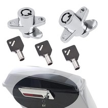 TCMI 할리 데이비슨 투어링 로드 스트리트 글라이드 킹 1993-2022용 키 3개 하드 새들백 잠금 장치 2개