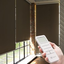 창안애 무선자동 전동 암막롤스크린 리모컨 1개 포함 60 x 50