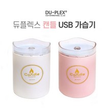 듀플렉스 캔들 무드등 미니 USB 가습기 DP-55UH 화이트 핑크, DP-55UH 핑크