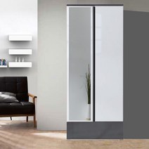 해해동동 하늘빛원서랍거울옷장(88), 그레이투톤