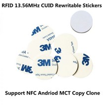 13.56Mhz RFID CUID 키 태그 스티커 라벨 카드 UID 변경 가능 블록 0 쓰기 재기록 NFC 안드로이드 MCT 복사 복제 5/10 개입, [01] 5pcs, 1개