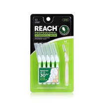 RITCHEY REACH 치간 브러시 와이드 1.3mm | 최대 30% 더 많은 플라그 제거 잇몸 보호를 위한 특수 설계 PFAS 프리 10개 326988, White, Tight (0.03 Inch)
