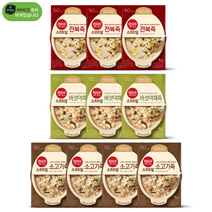 비비고 죽 280g X 10팩 (옵션선택), A형/소고기4+버섯야채3+전복3
