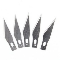 HY 공예조각칼 조각끌 아트 나이프 리필 미술용나이프 미술나이프, 9P