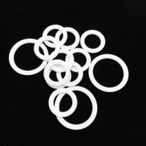 고무패킹20 개 PTFE 1/1.2/1.5/2 인치 고온 내성 유니온 씰 링 플랜지 가스켓, 01 WHITE_18 24x20x2mm