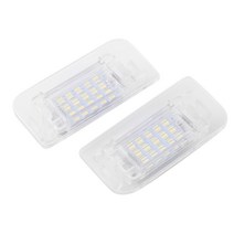 Huante 자동차 테일 라이트는 Mercedes-Benz W242 W246 B-Klasse LED 번호판 라이트 A2468201566 PZ168에 적합합니다., White