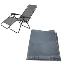 리클라이너 아기침대 3.5인용쇼파 1인용 유니버설 중력 의자 접는 안락 교체 천 통기성 내구성 메쉬 야외, 03 Dark gray