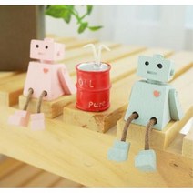 귀여운 깡통로봇 커플 인테리어 소품 결혼 미니어쳐