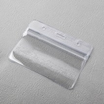 지퍼백마감 투명 명찰케이스 10P 가로형 행사용명찰 신분증케이스 사원증케이스 행사용명찰 명찰류 사원증홀더 관광명찰 학생증케이스 카드홀더 명찰케이스