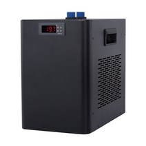 Aolin 수조 어항 가정용 수족관 냉각기 해수 담수, 20L 냉각/가열 기계 +펌프 + 2미터 호스