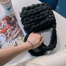 자이언트얀 빅얀 패브릭얀 루피 망고실 벨벳 가방만들기 핑거니팅, 일반자이언트얀(퍼플)500g, 1개