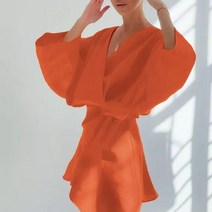 여성 V넥 바캉스룩 원피스 해외여행 여름휴가 호캉스 휴가지 비치 패션 원피스