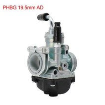 Alconstar-오토바이 오토바이 스쿠터 2T 델로토 PHBG 레이싱 17 19 21MM 기화기 카브 공기 흡입구 RS50 47cc 49cc GY6, 19.5mm AD