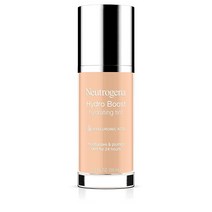 뉴트로지나 Neutrogena Hydro Boost 히알루론산 함유 하이드레이팅 틴트 경량 워터 젤 포뮬라 보습 오일 프리 및 논코메도제닉 리퀴드 파운데이션 메이크업 135 체스트, 1 Fl Oz (Pack of 1) 뉴트로지나, 010 Classic Ivory