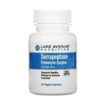레이크에비뉴 세라펩타제 프로테올리틱 엔자임 120 000SPU 30정 단백질 분해 효소 베지캡슐, 1개, 기본