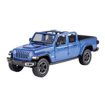 [모터맥스] 1:27 지프 글래디에이터 픽업 트럭 Motormax Toy 2021 Gladiator Pickup Truck Diecast Model, 루비콘 오픈탑 블루