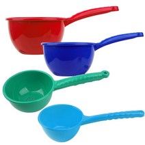 +[플렉스온]+자루박 set (색상랜덤) 롱핸들바가지 목욕바구니 다용도 핸디[FLEXONmarket]+, option_자루박 -중 5p