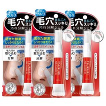 Tsururi 츠루리 일본 BCL 코 모공 먼지 제거 젤 브러쉬 펜 15g 3팩