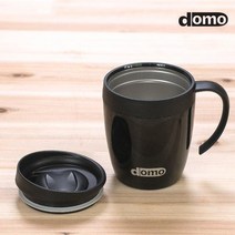 도모 보온 보냉 리유저블 사무실 차량 스테인레스 머그컵 스텐 텀블러 블랙 330ml, 옵션/330ML블랙
