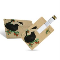 아트박스/이츠 USB 텔라 민속화(묘접도) 카드형 USB 64GB, 본품