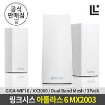 링크시스 아틀라스 기가 와이파이 6 유무선공유기 (MX2003), 1개