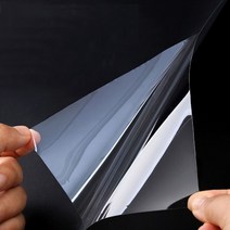 PET투명 약점착필름 공정용 보호필름 스크래치방지 오염방지 비산방지 75mic 500폭, 투명 75mic 250mmx5M