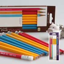 초등연필 문구선물 심플스타일 연필B, 단품