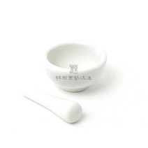 고급 도자기 유발 유봉 세트 9cm 일제 막대사발
