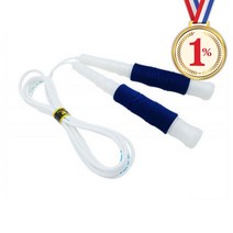 일프로 - 480 GSP 최고급형 스피드 줄넘기 손잡이내구성 무독성, 흰색